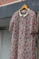 Vintage Small Floral Pattern Short Sleeve One-Piece x3点