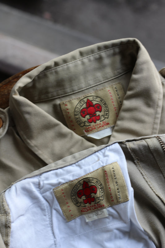 90's Ralph Lauren Boy Scout Chino Short Sleeve Shirt & Pants x2点
