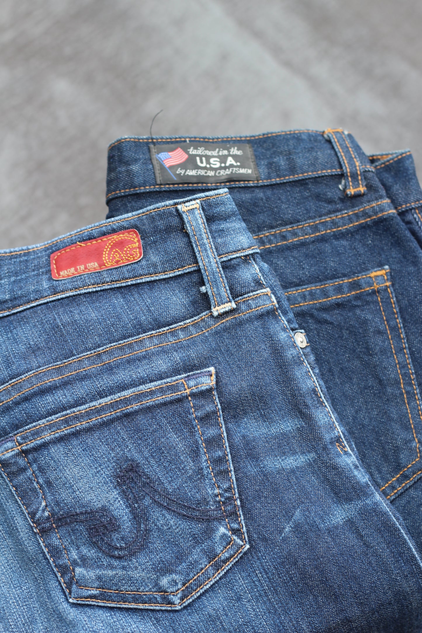 Made In USA Y2K Style Men's Denim Pants x2点