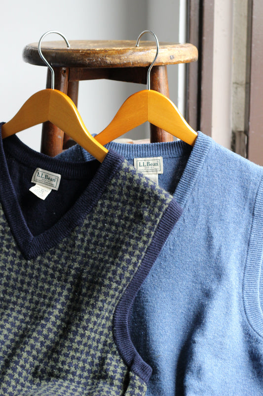 L.L.Bean Knit Vest x2点