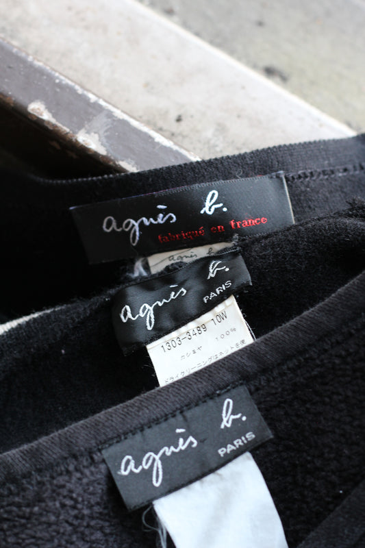 agnès b. Black Top Items x3点