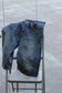 Y2K Style Denim Baggy Shorts x4点