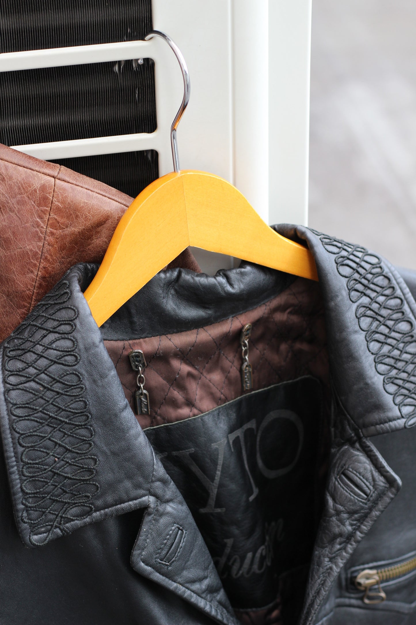 Men's Vintage Made In Italy Leather Jacket x2点