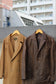 Men's Vintage Wind Armor Leather Jacket & 100% Cashmere Coat x2点