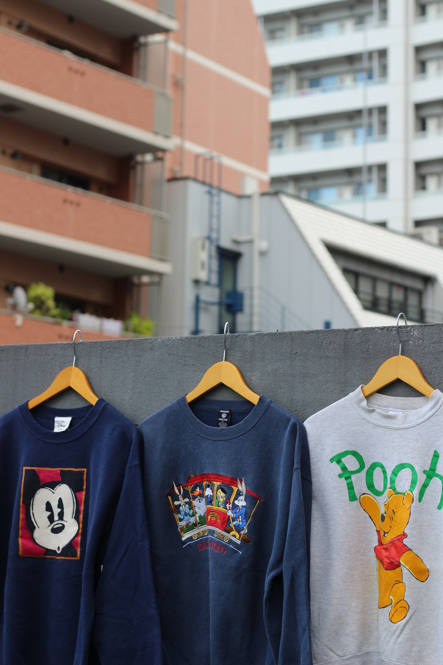 90's Disney & Character Sweatshirts x3点