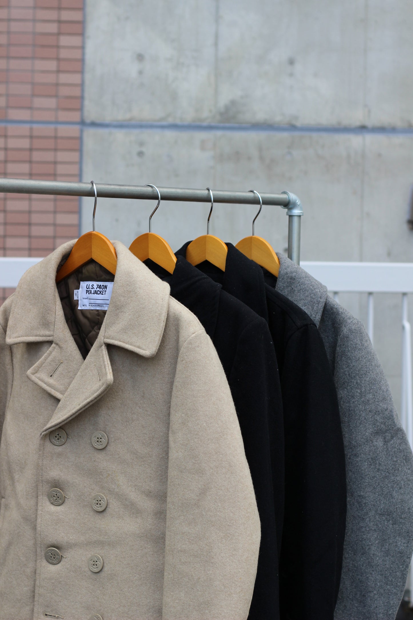 Men's Brand & Military P-coats x4点