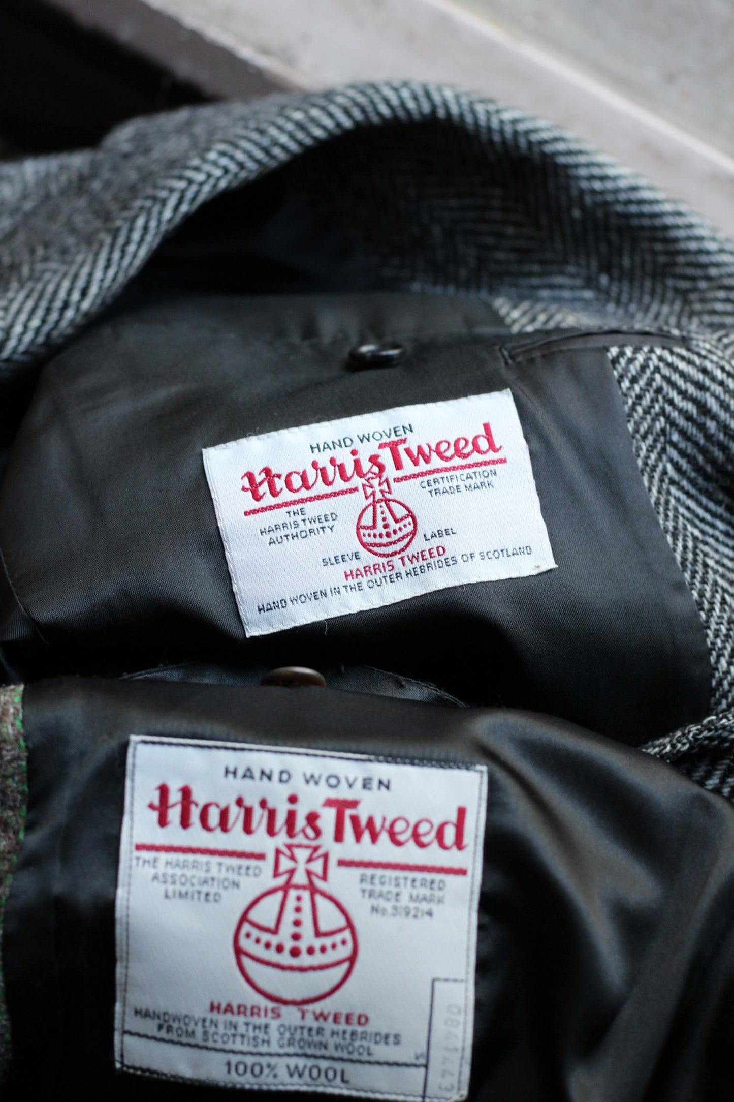 Men's Vintage Harris Tweed Tailored Jacket x2点