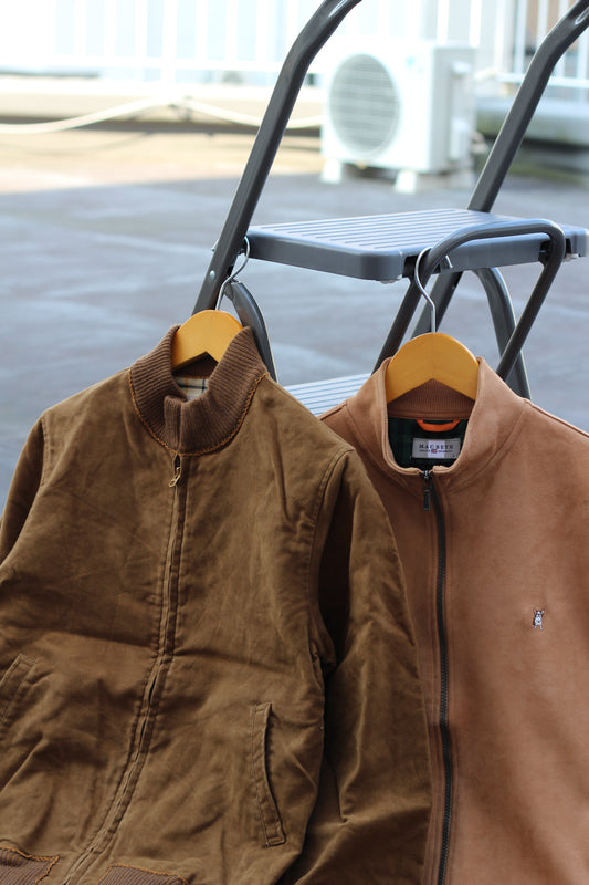 Men's Vintage Moleskin Zip Blouson x2点