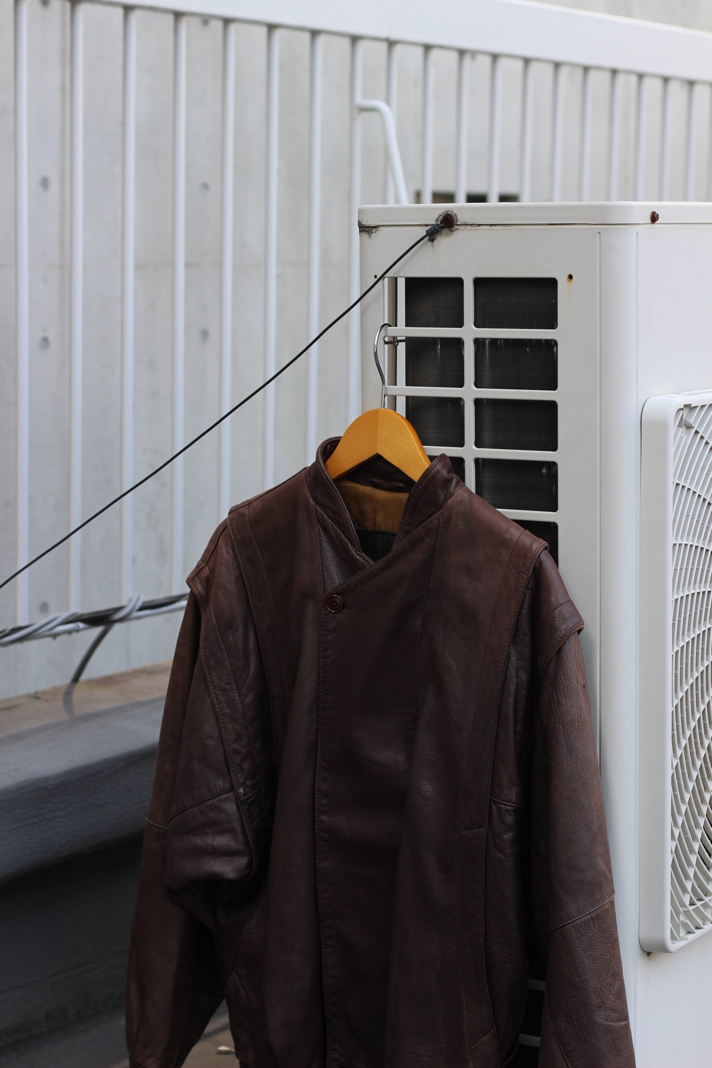 Men's Vintage Made In Spain & Finland Leather Jacket x2点