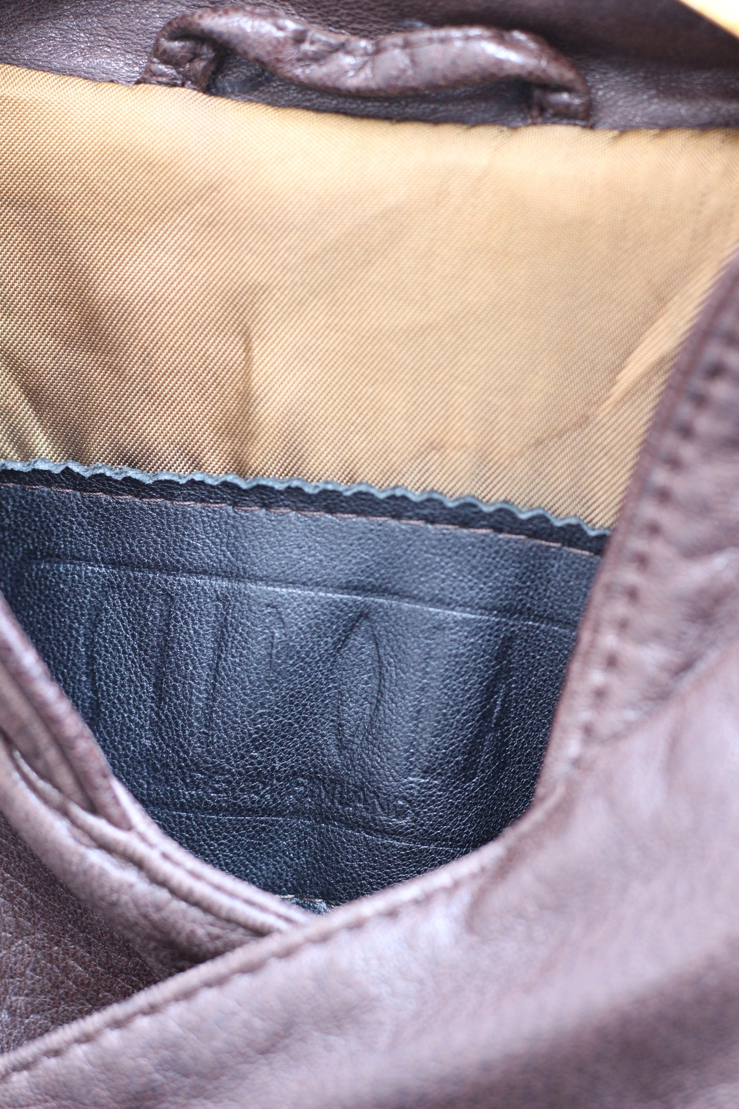 Men's Vintage Made In Spain & Finland Leather Jacket x2点