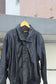 Men's Vintage Black & Navy Short Leather Jacket x2点