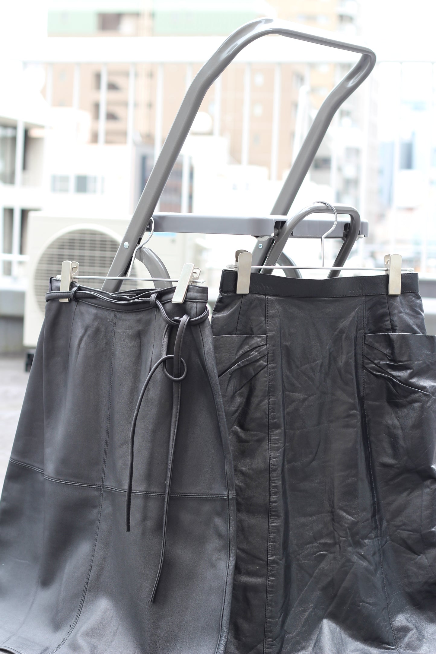 Women's Vintage Leather Skirt x2点