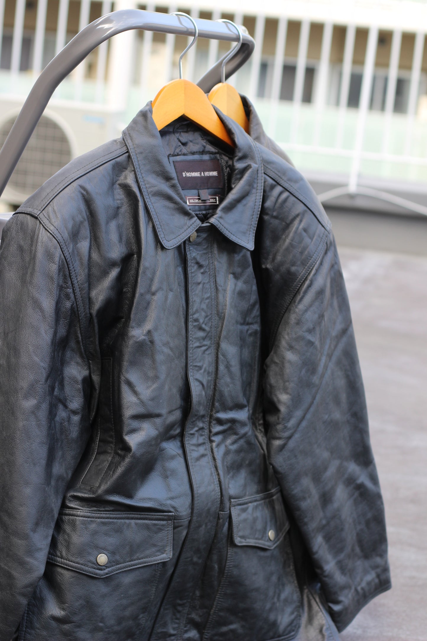 Men's Vintage Leather Coats x4点