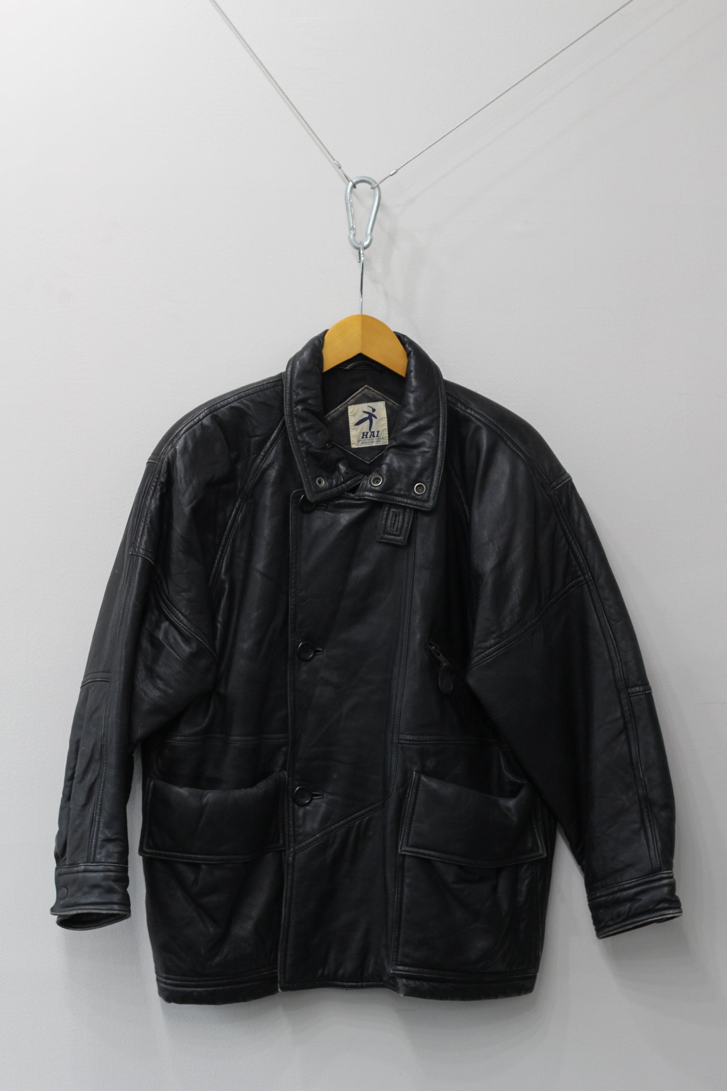 Hai Sporting Gear Issey Miyake Leather Jacket x2点