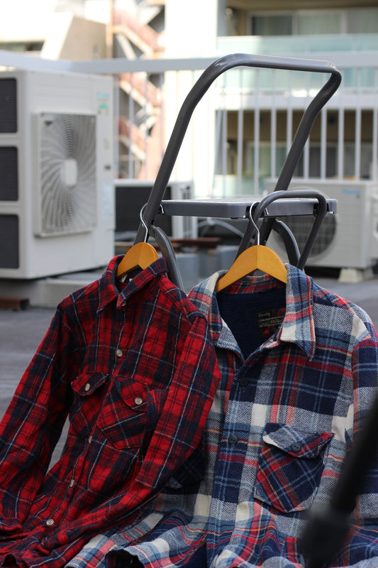 Vintage Woolrich & Sears Wool Check Shirt x2点