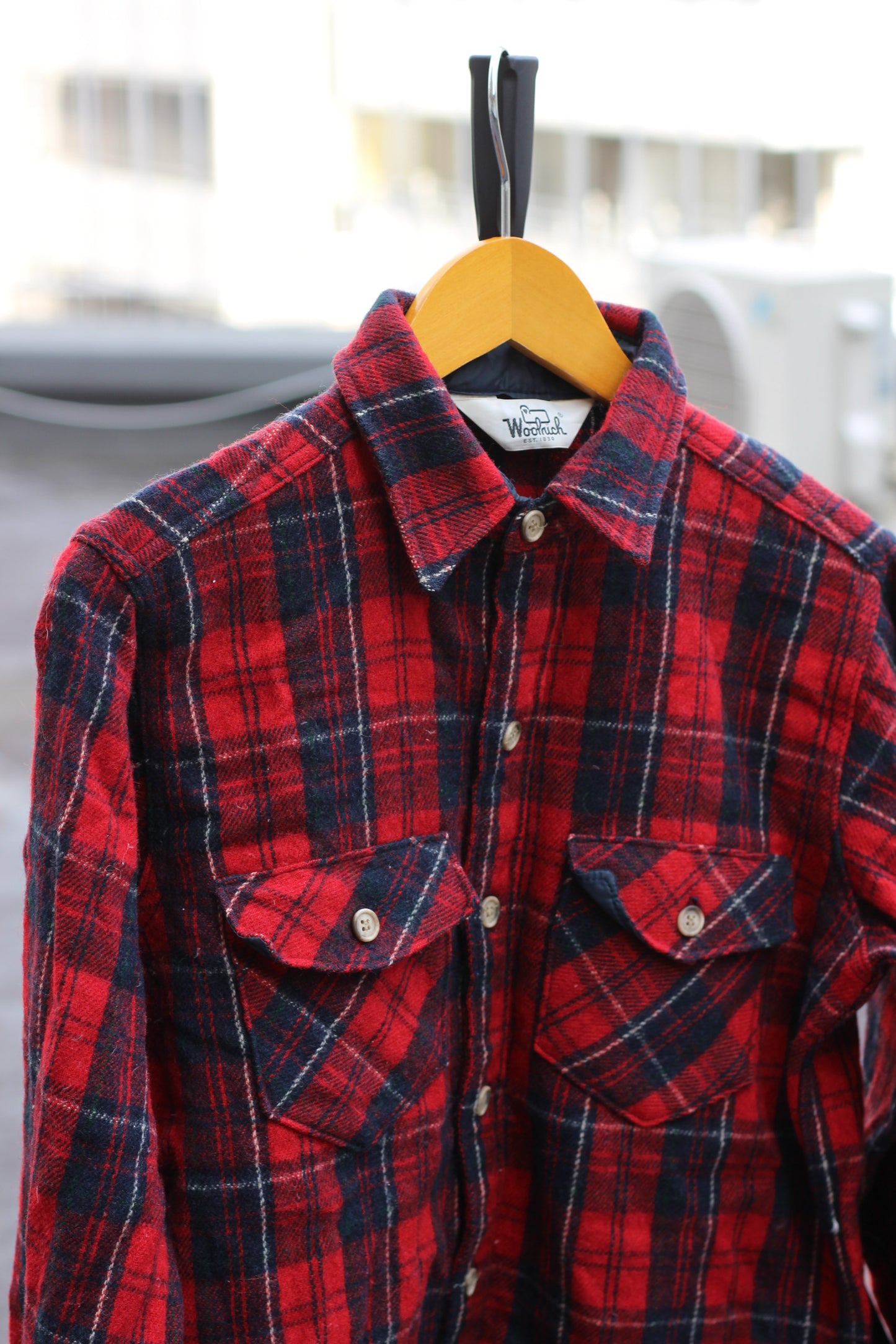 Vintage Woolrich & Sears Wool Check Shirt x2点