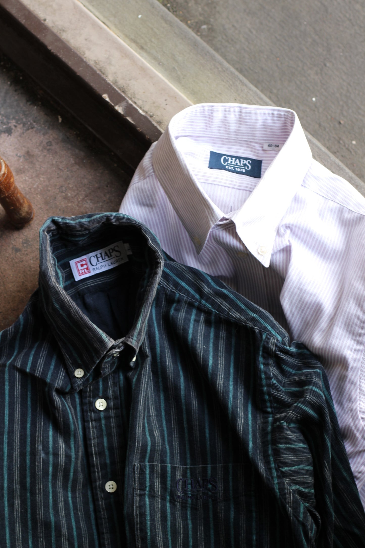 Chaps Ralph Lauren Striped Check Long Sleeve Shirt x5点