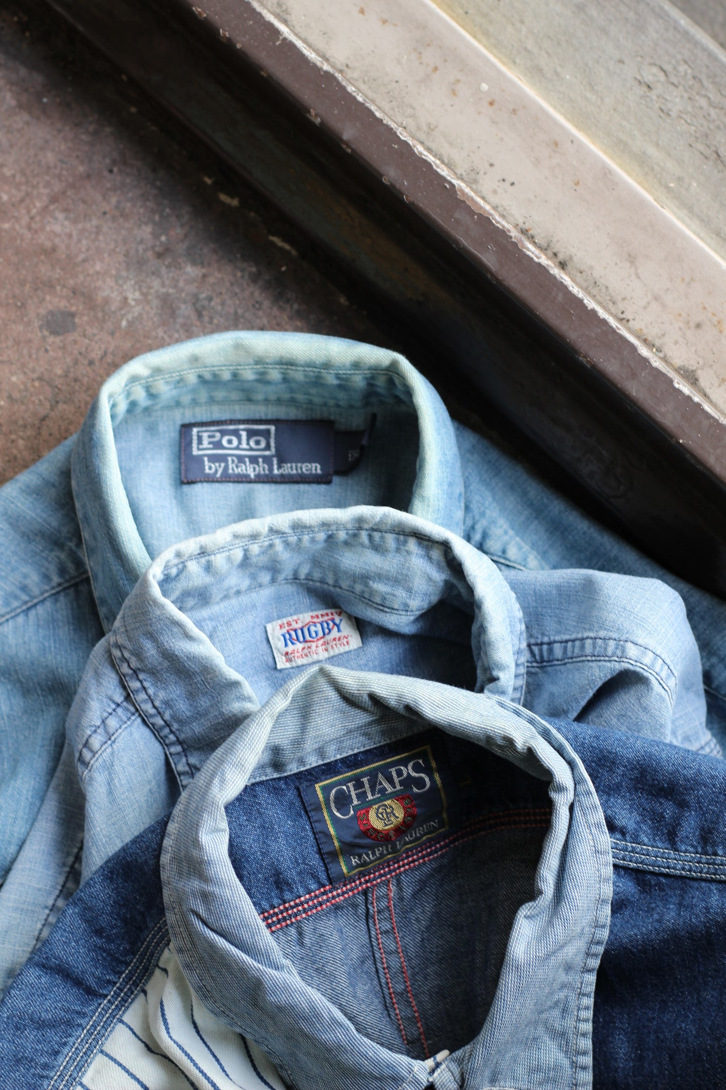 Ralph Lauren Denim Long-Sleeved Shirt x3点