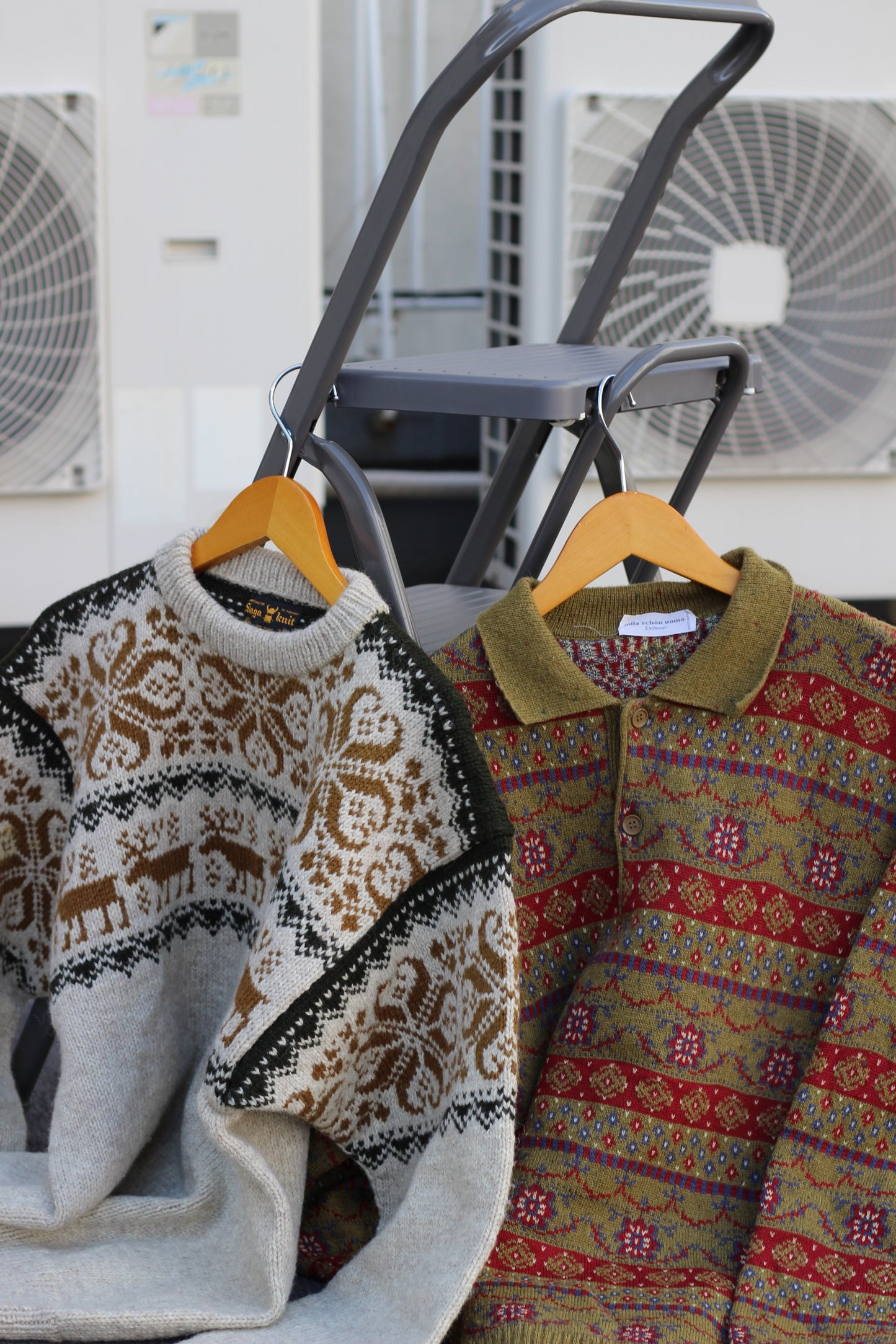 Men's Vintage Made In Norway & Italy Nordic Design Knitwear x2点