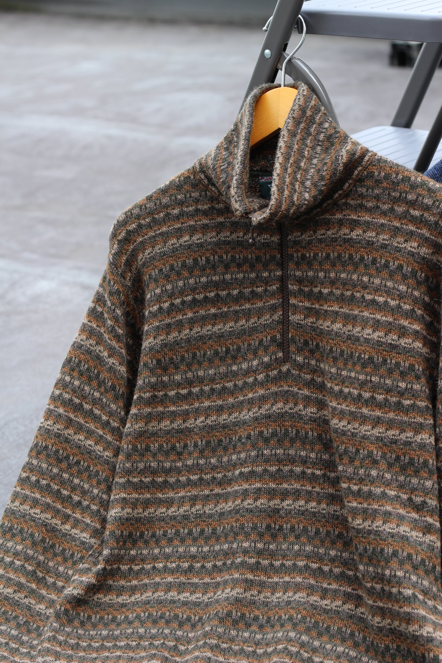 Made In Peru & New Zealand Men's Design Knit Sweater x2点