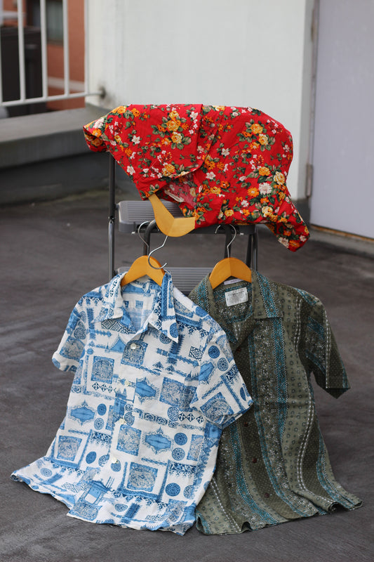 Men's Short Sleeve Open Collar Shirt x9点
