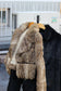 Vintage Made In France Celine Silk Fur & Design Fur Long Coat x2点