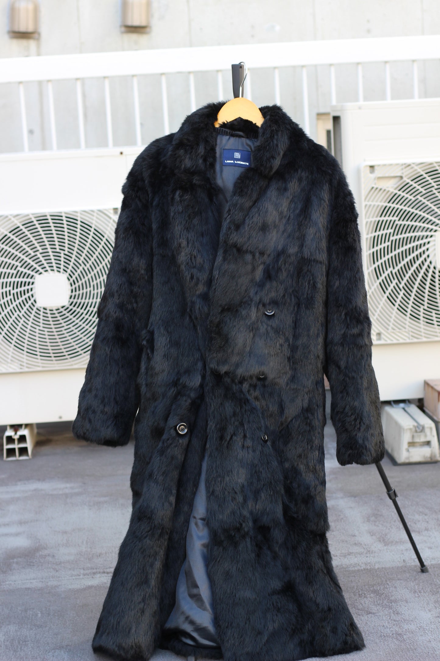 Vintage Made In France Celine Silk Fur & Design Fur Long Coat x2点