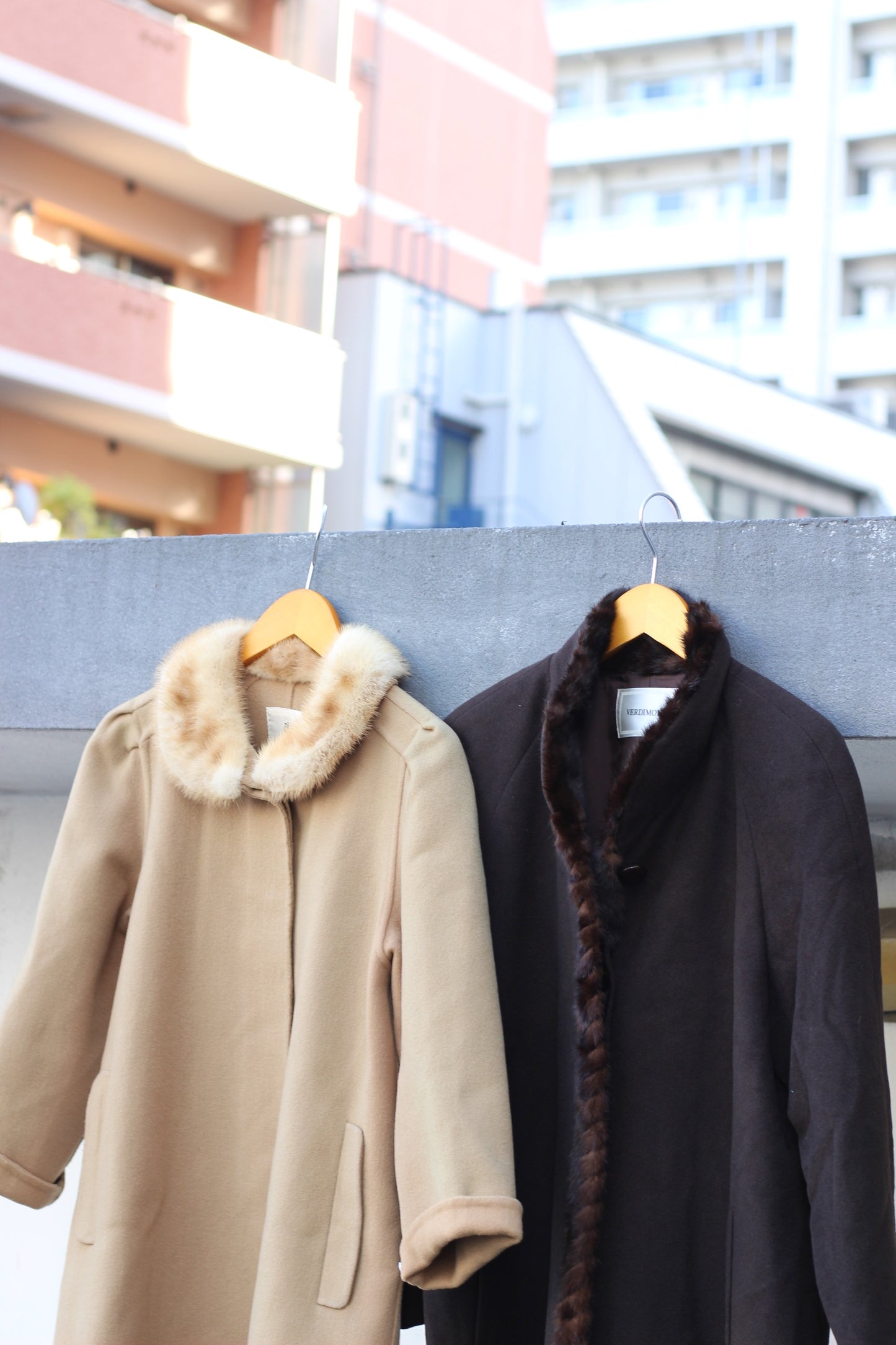 Vintage Cashmere & Mink Coat x2点