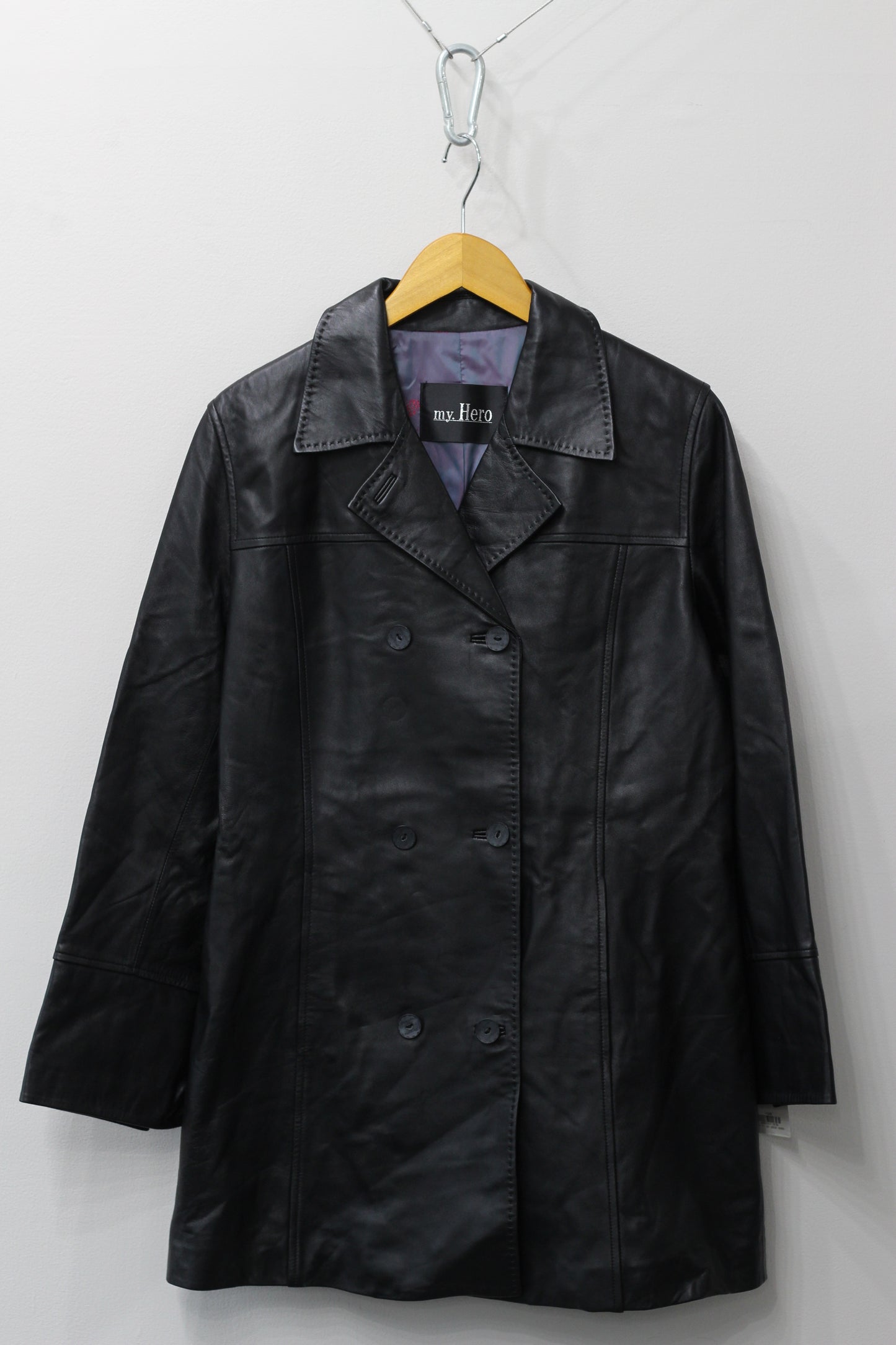 Women's Vintage Lamb Leather Trench Coat x3点