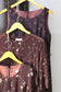 Vintage Brown Flower One-Piece x3点
