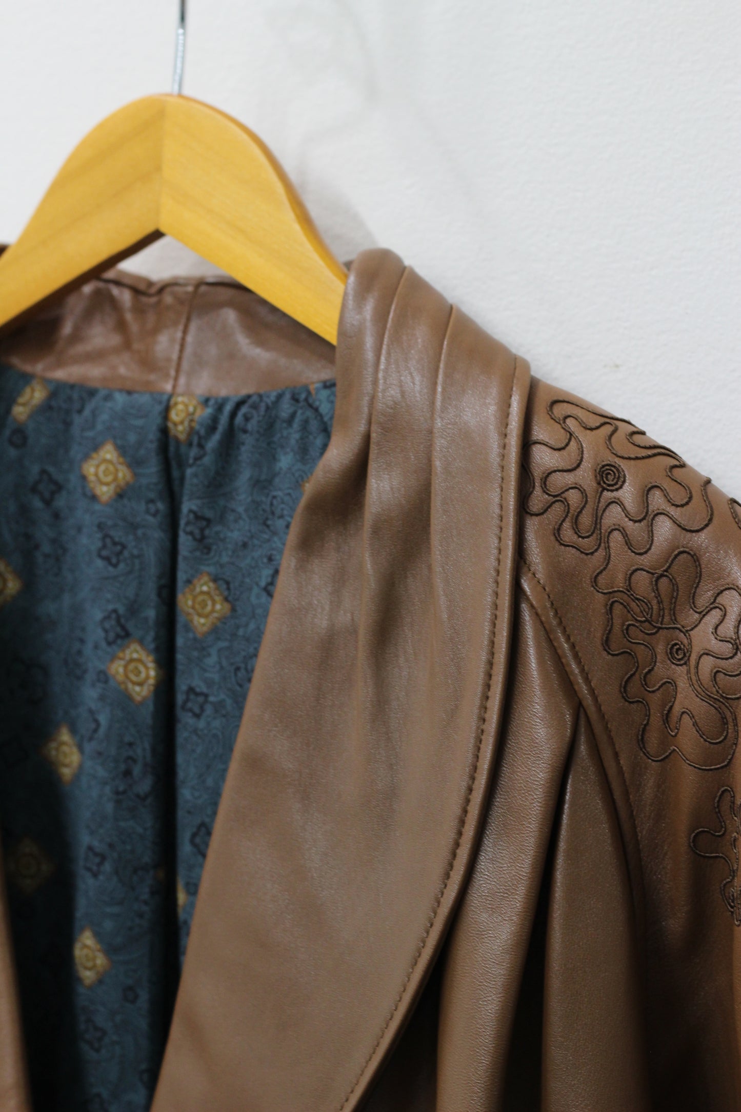 Women's Vintage Leather Jacket x3点