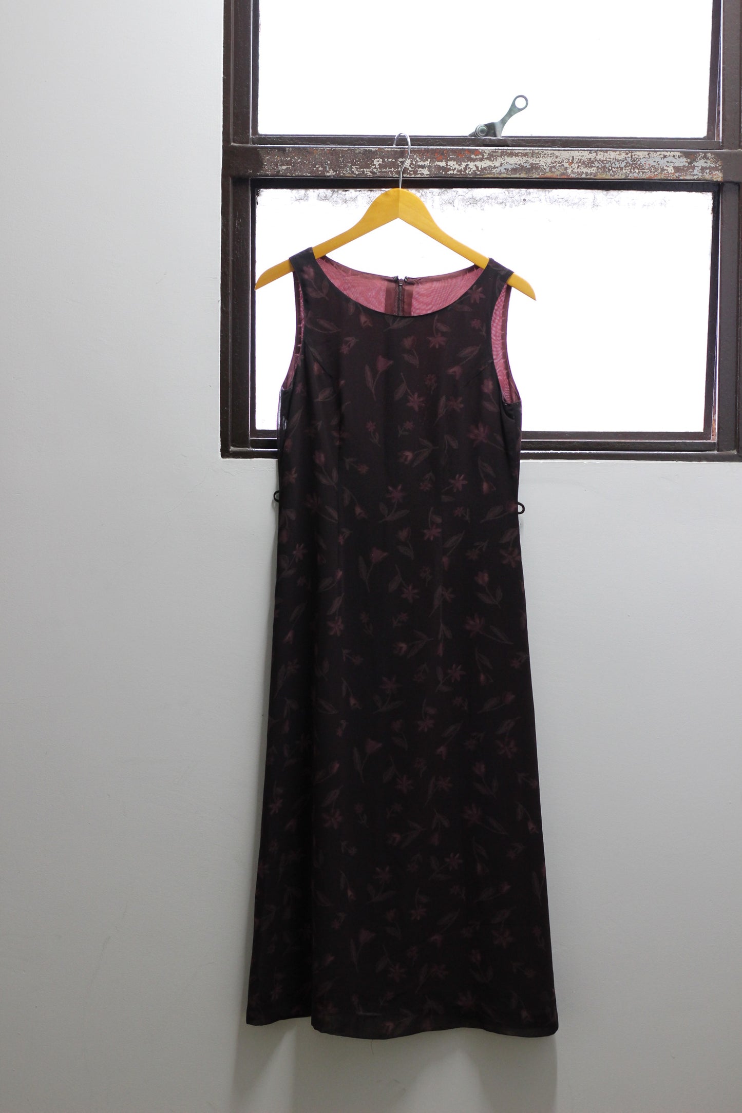 Vintage Brown Flower One-Piece x3点