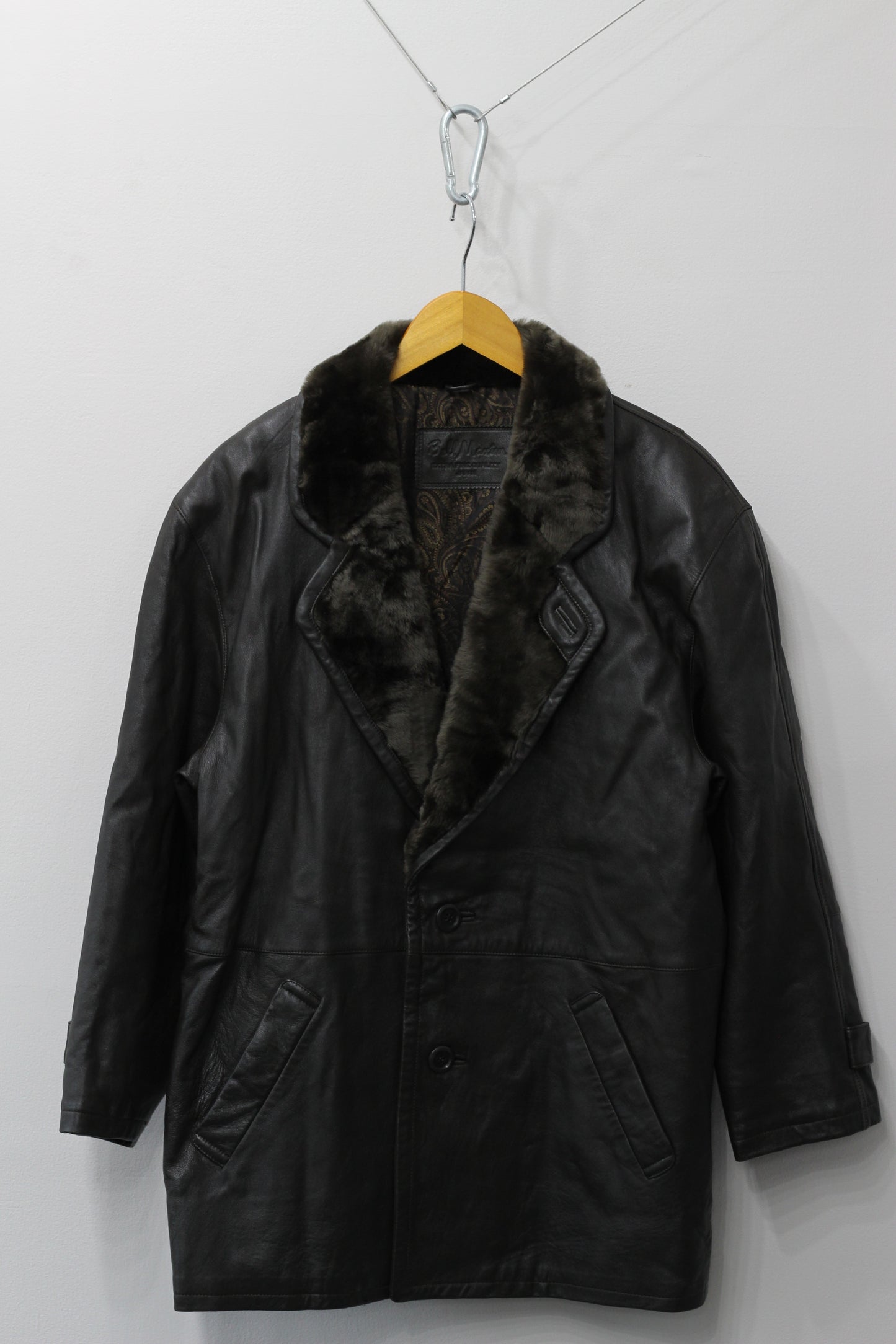 Women's Vintage Leather Fur Coat x2点