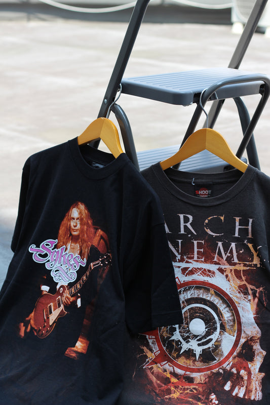 90-00's Rock & Pop Artist Print T-Shirt set x3点