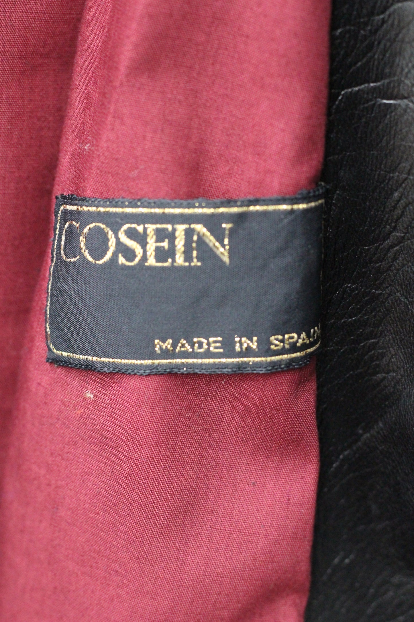 Women's Made In Spain Vintage Leather Coat x3点