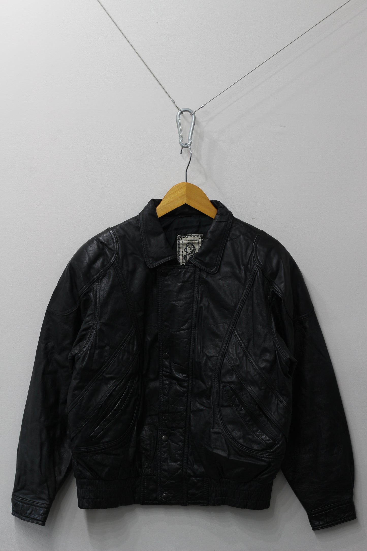 Men's Vintage Leather Short Jacket x3点