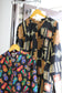 Vintage Black Designer Long Sleeve Blouse x4点