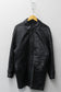 Men's Vintage Black Leather Utility Jacket x3点