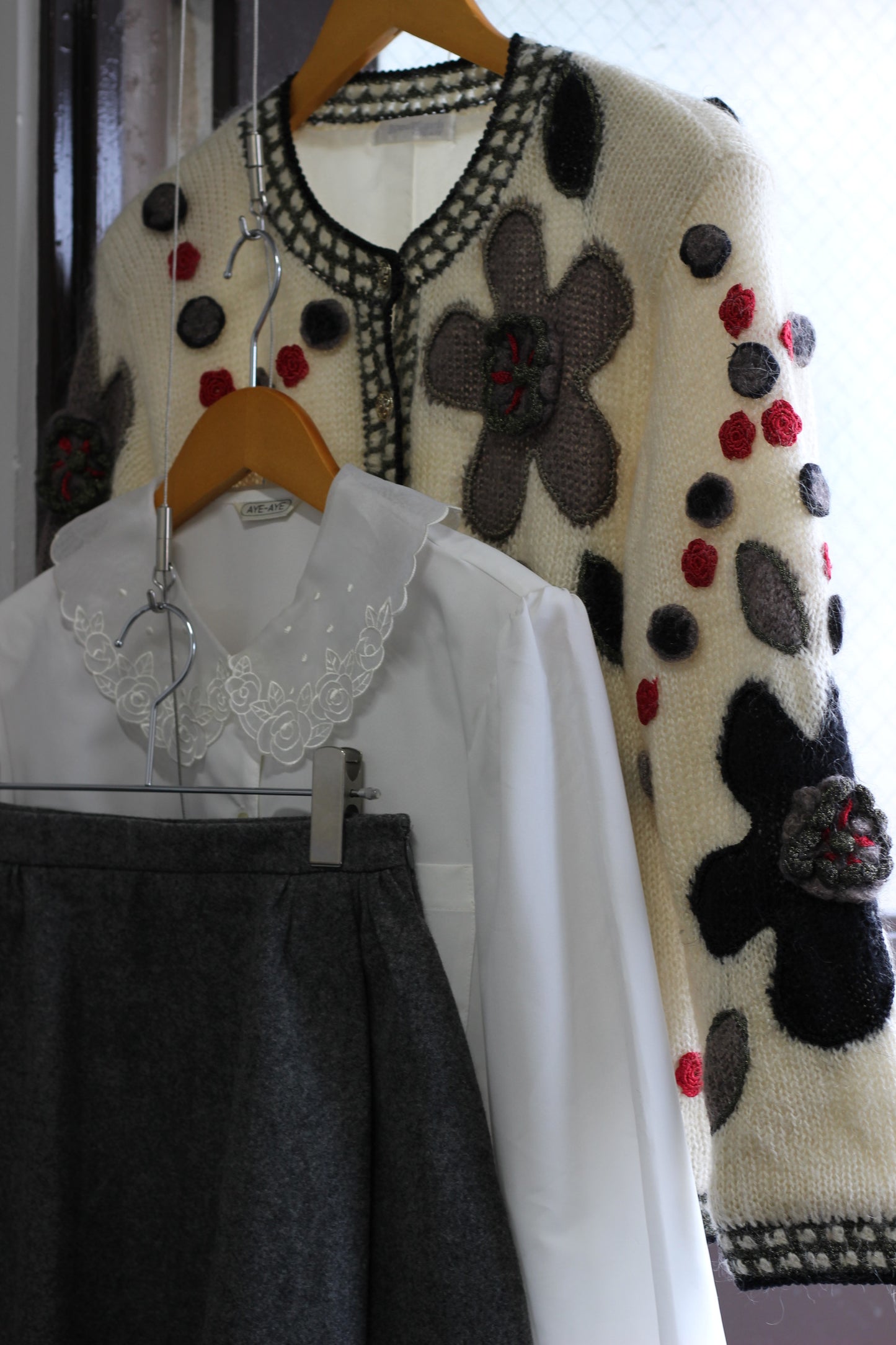 Vintage Women's Retro Girly Style Set x3点