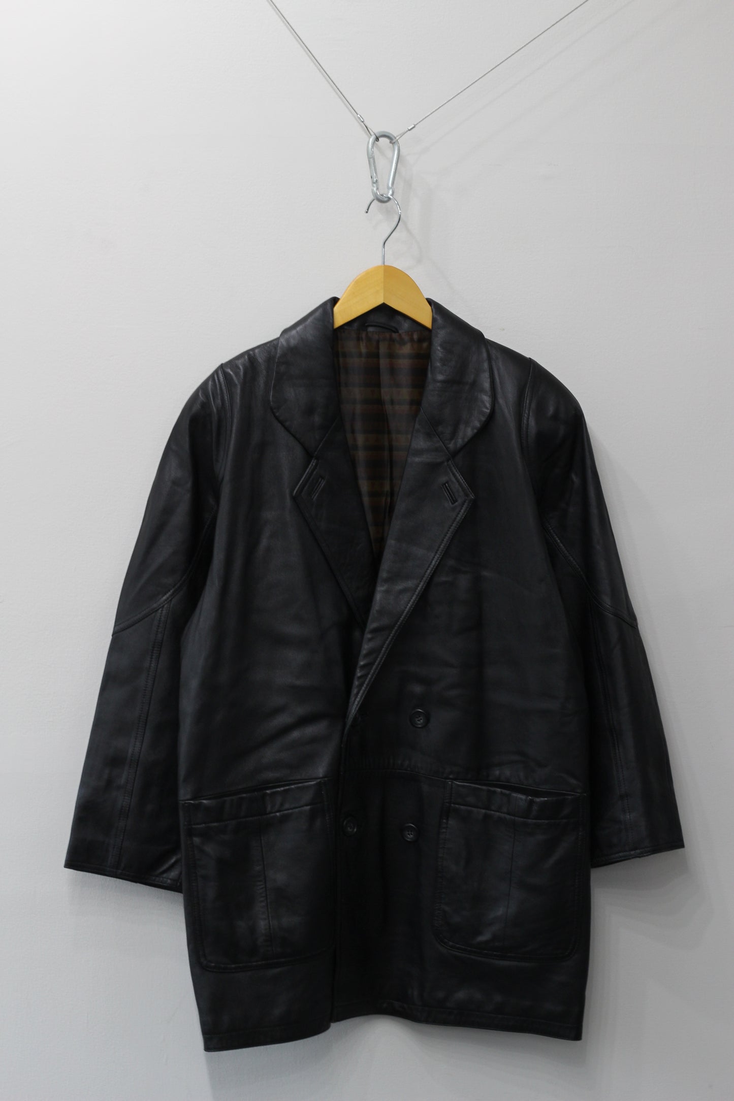 Men's Vintage Leather Tailored Jacket x3点