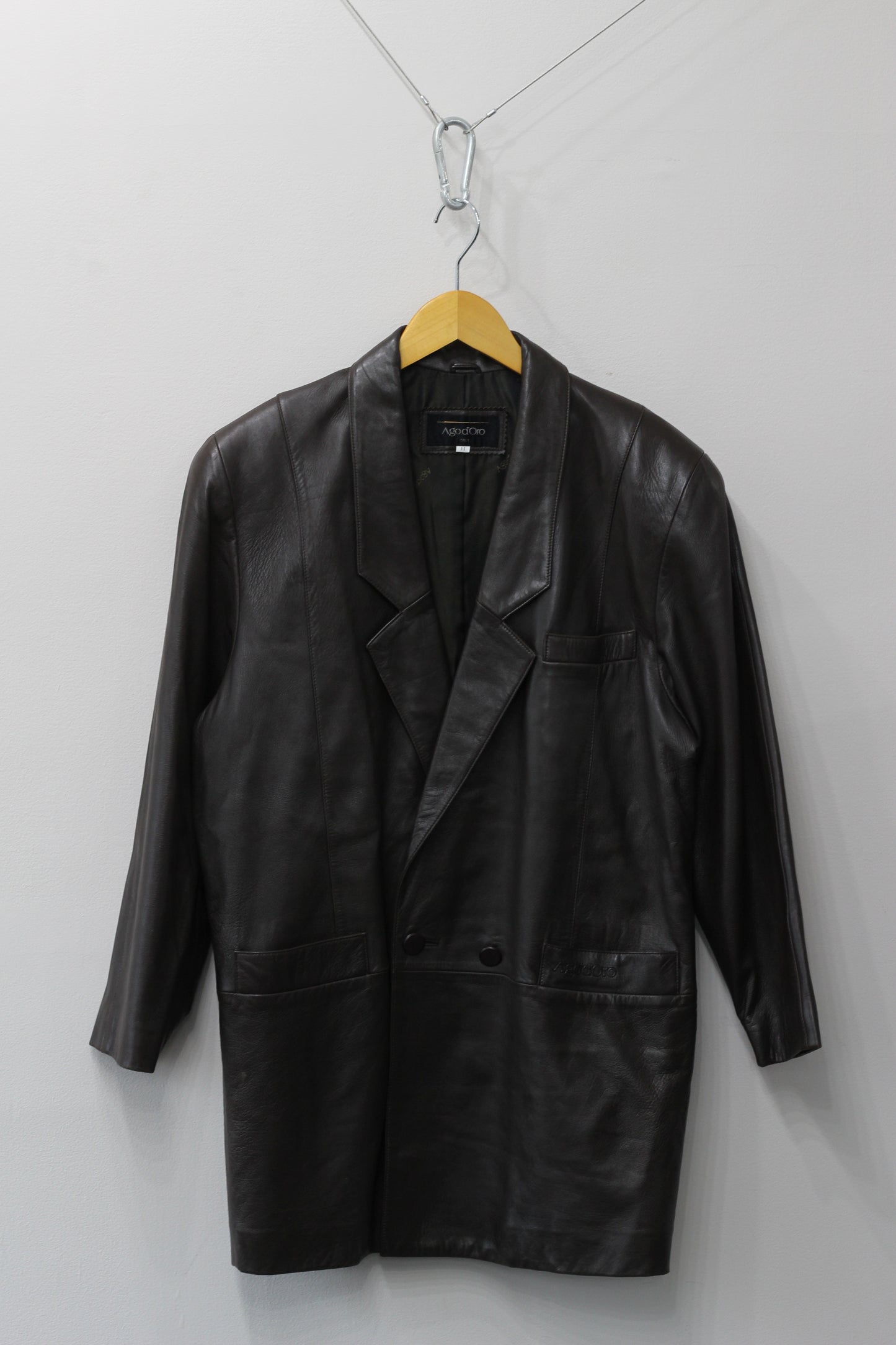 Men's Vintage Leather Tailored Jacket x3点