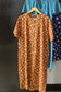 Vintage Flower Short Sleeve One-Piece x3点