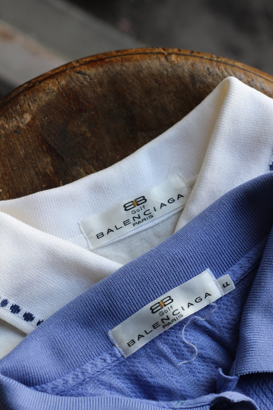Old Balenciaga Long Sleeve Polo Shirt set x2点
