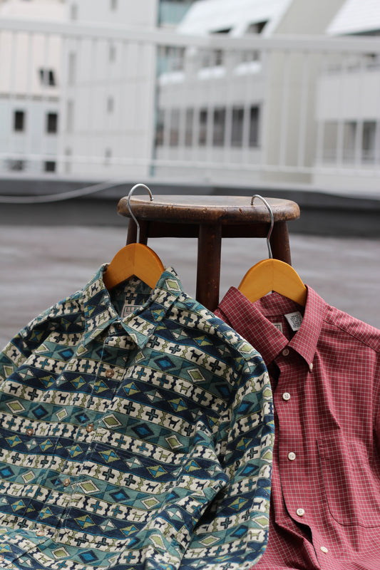 L.L.Bean 80's-90's Long-Sleeve Shirt x3点