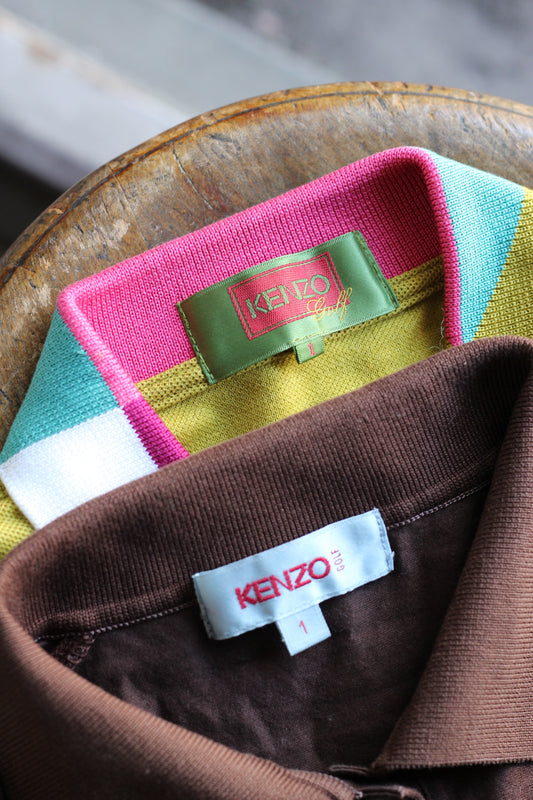 Old KENZO Long Sleeve Polo Shirt set x2点