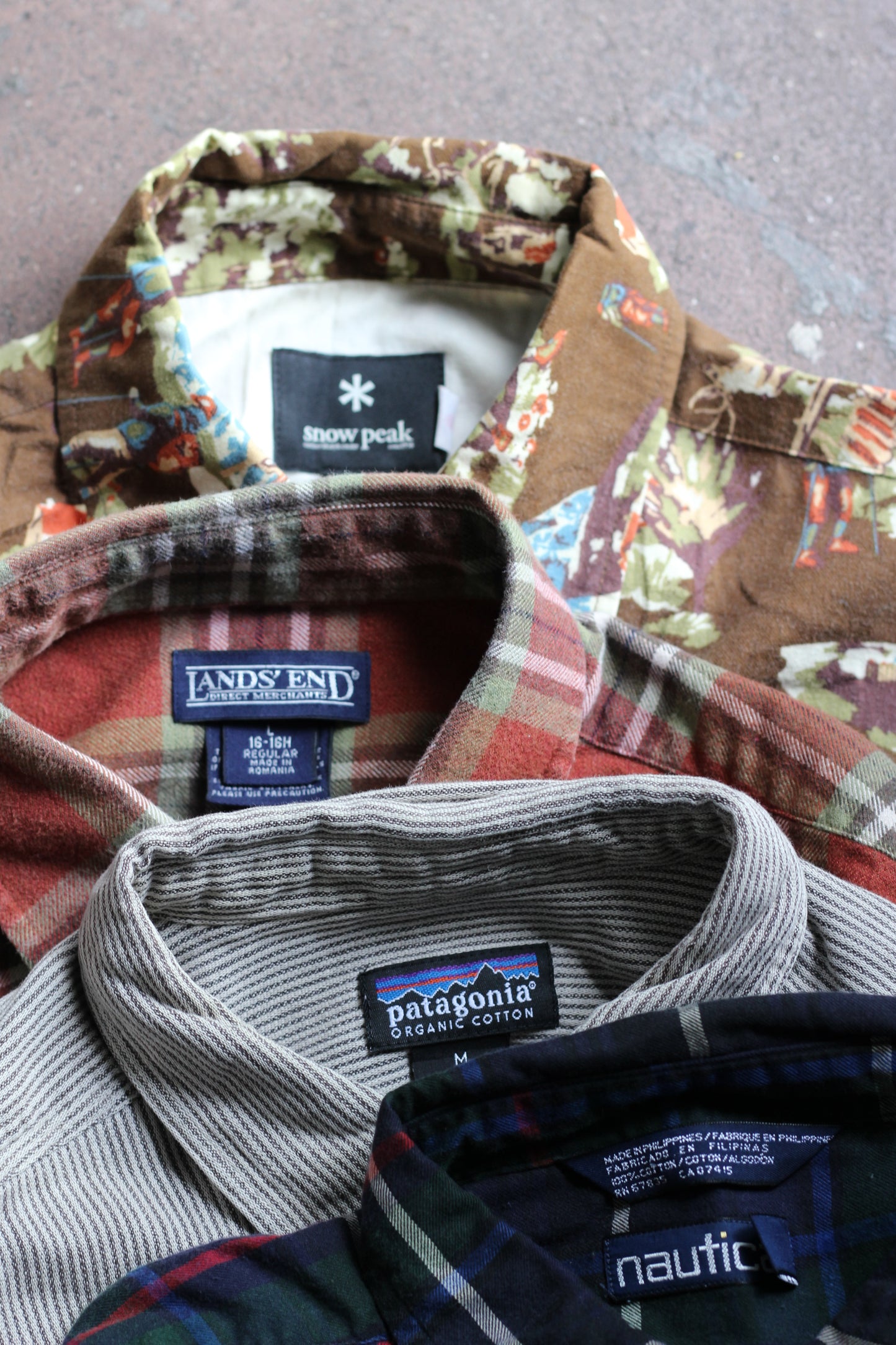 90's & 00's Men's Outdoor Brand Shirts x5点