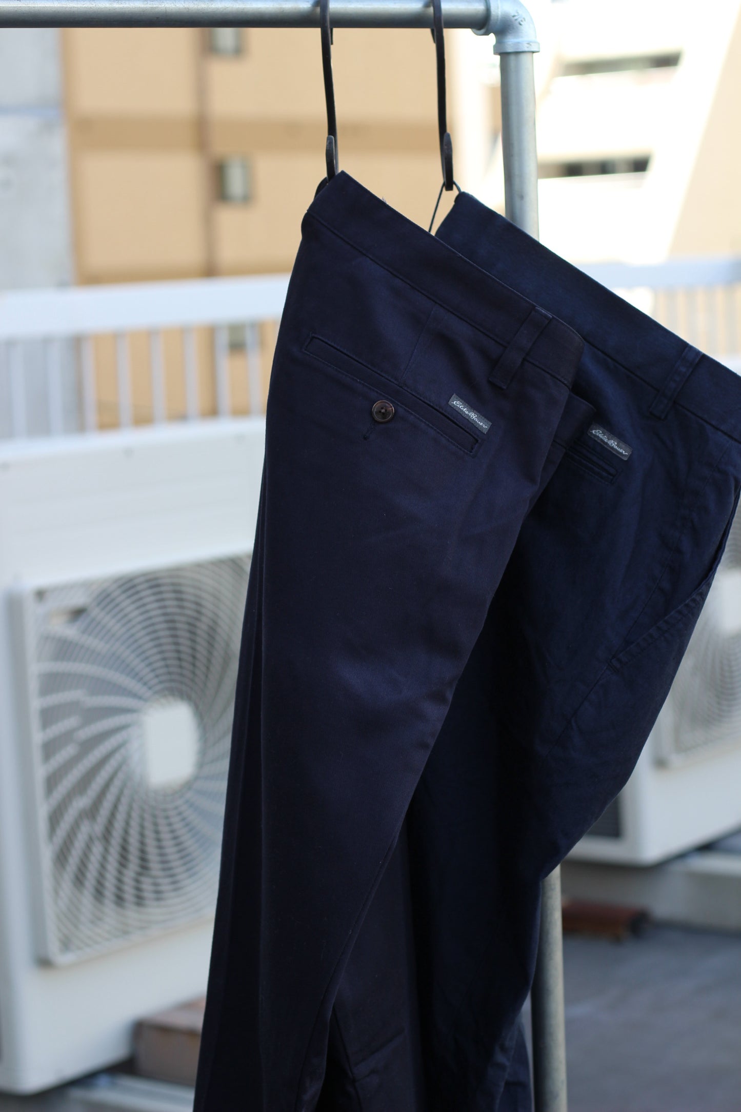 Men's Eddie Bauer Navy Wide Leg Bottoms x3点