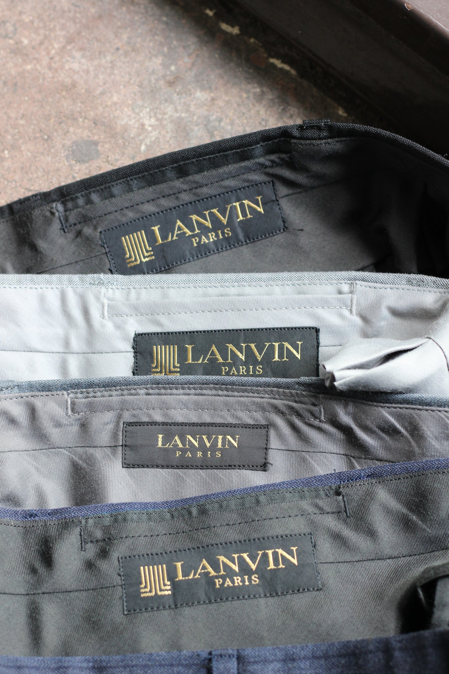 Men's Old Lanvin wide Slacks x7点