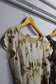 Vintage Brown Flower Short Sleeve One-Piece x3点