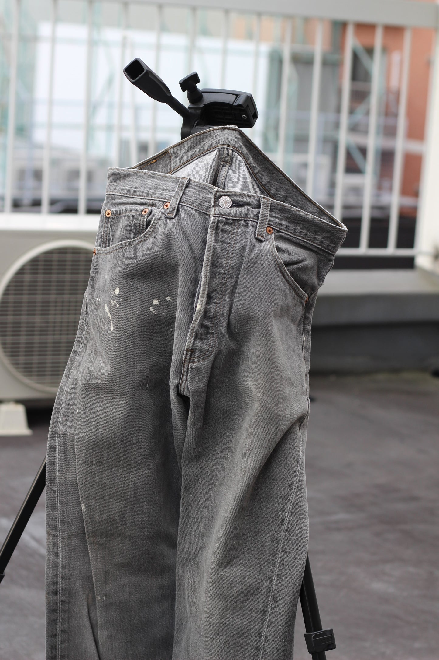 Made In Usa & Mexico Levi's Black & Gray Denim Pants x2点